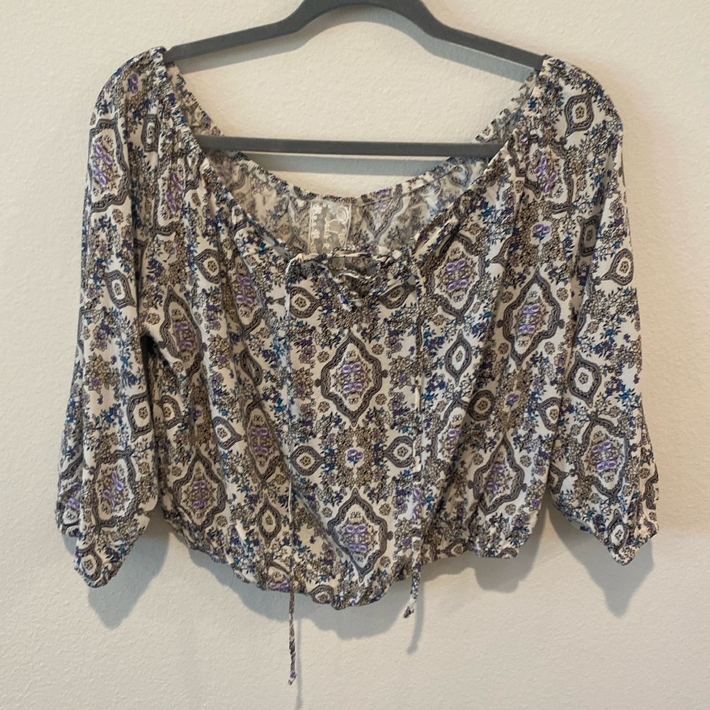 Sadie & Sage Off the Shoulder Floral Top